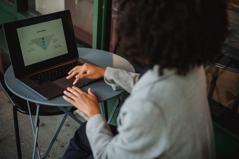 Funil de vendas B2B mostrando etapas de nurturing e qualificação de leads